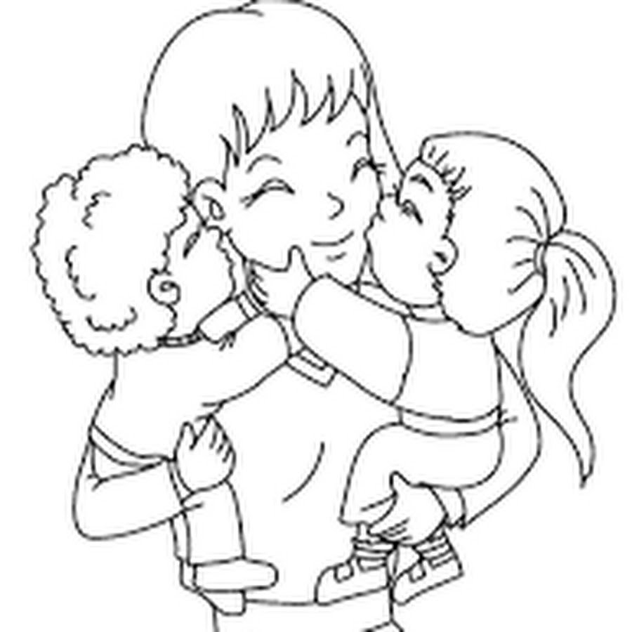 День пожилого человека раскраска