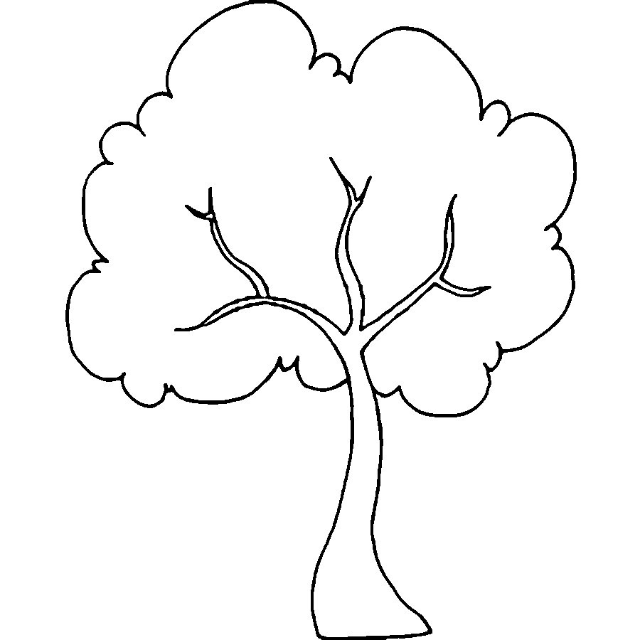 Трафарет "дерево"