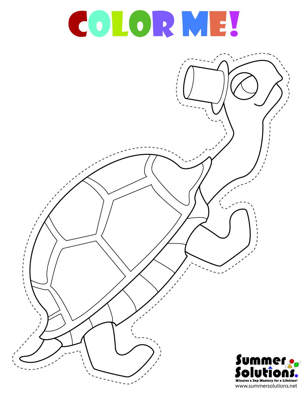 Turtle Black and White