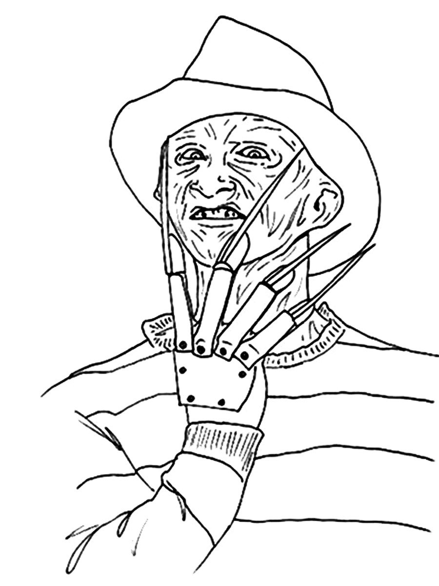 Маска Ганнибала лектора рисунок