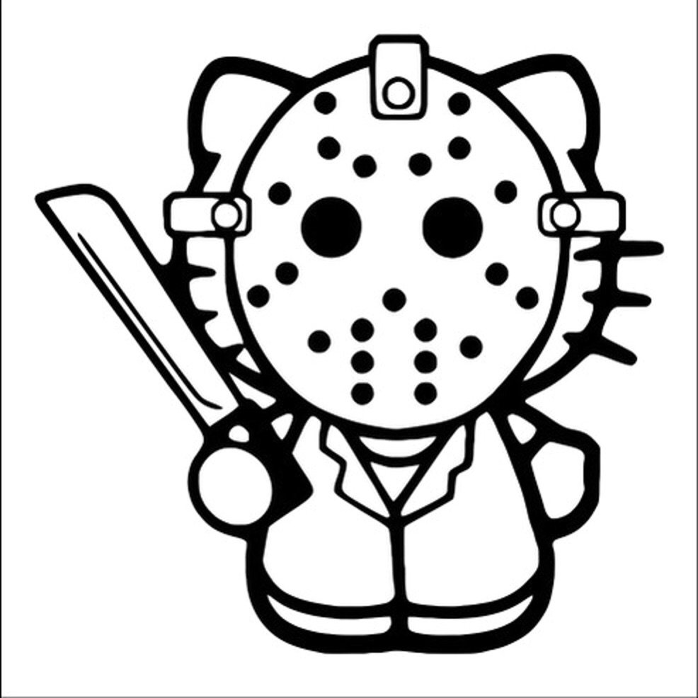 Фредди Крюгер раскраска