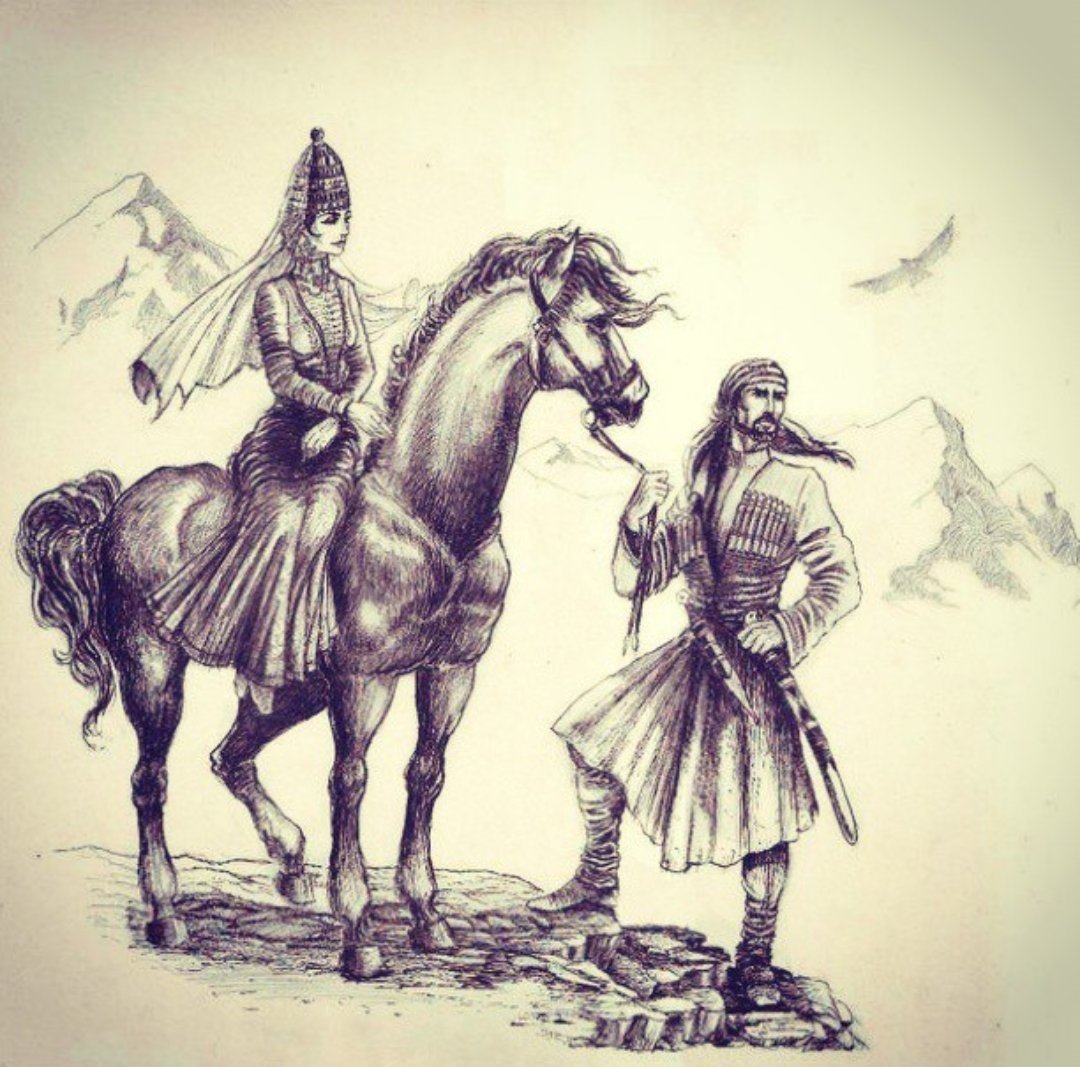 Флаг кабардинцев и Черкесов