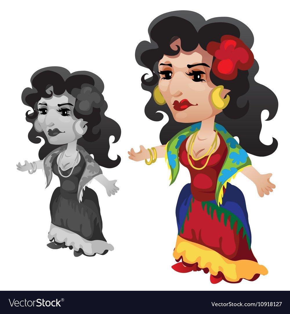 Цыган мультяшный