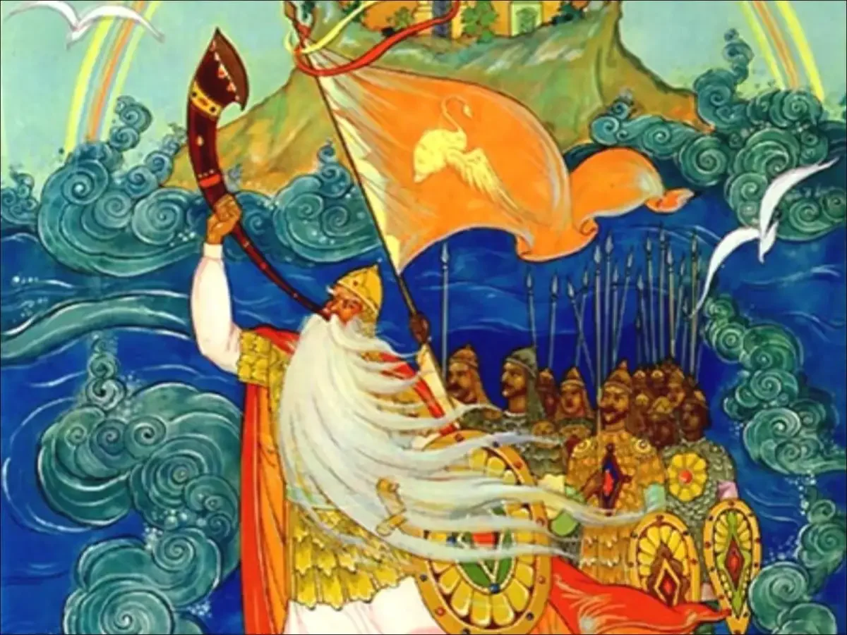 Билибин 33 богатыря