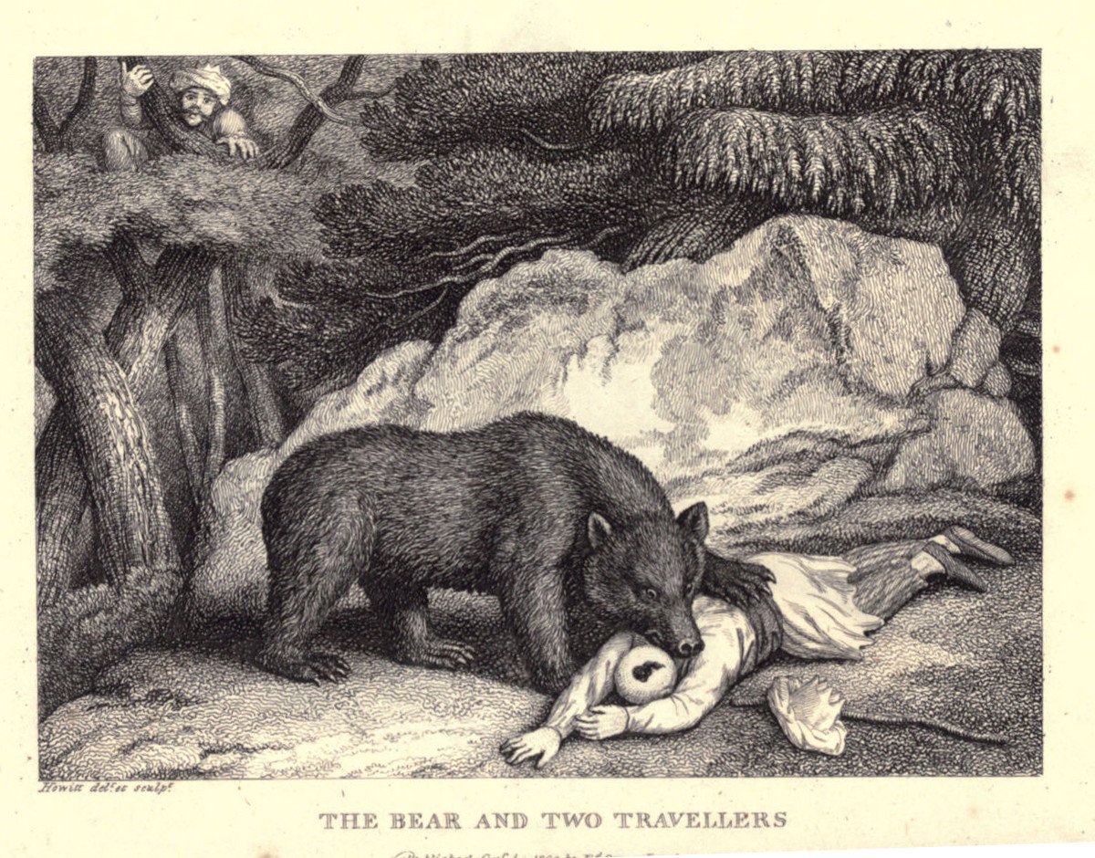 Басня Эзопа о путниках