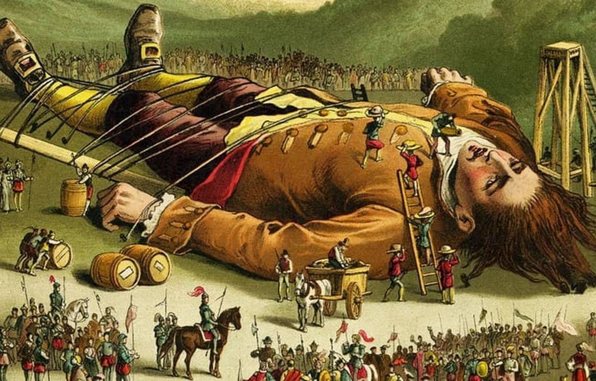 Джонатан Свифт Гулливер в стране лилипутов