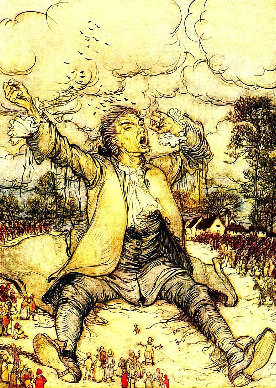 Джонатан Свифт путешествия Гулливера иллюстрации