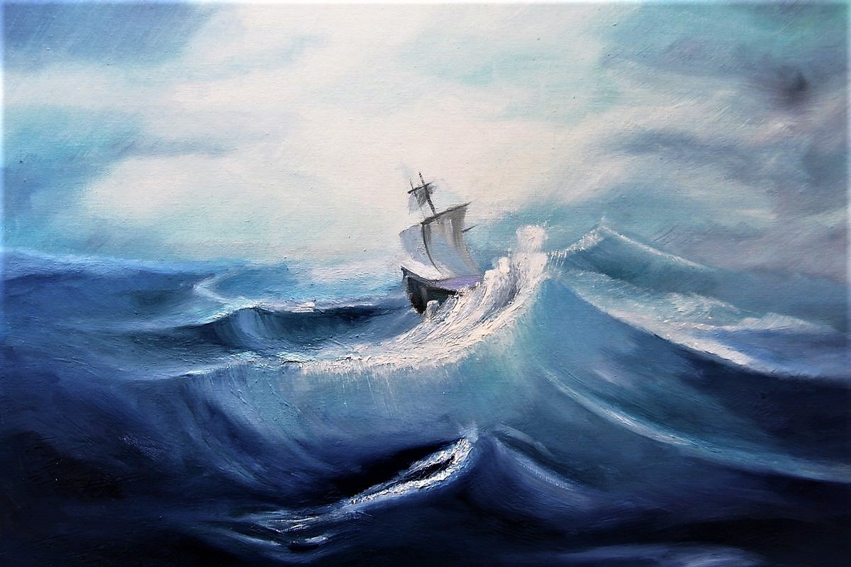 Картина Лермонтова Парус