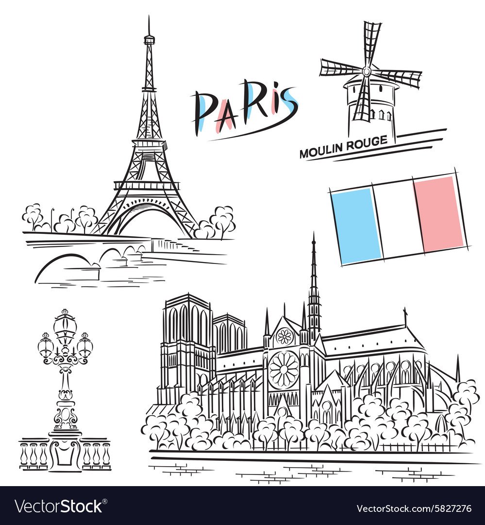 Париж раскраска для детей