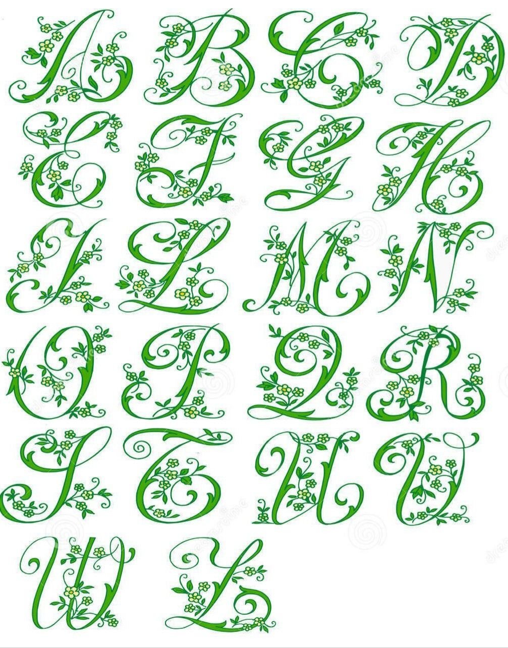 Расписные буквы