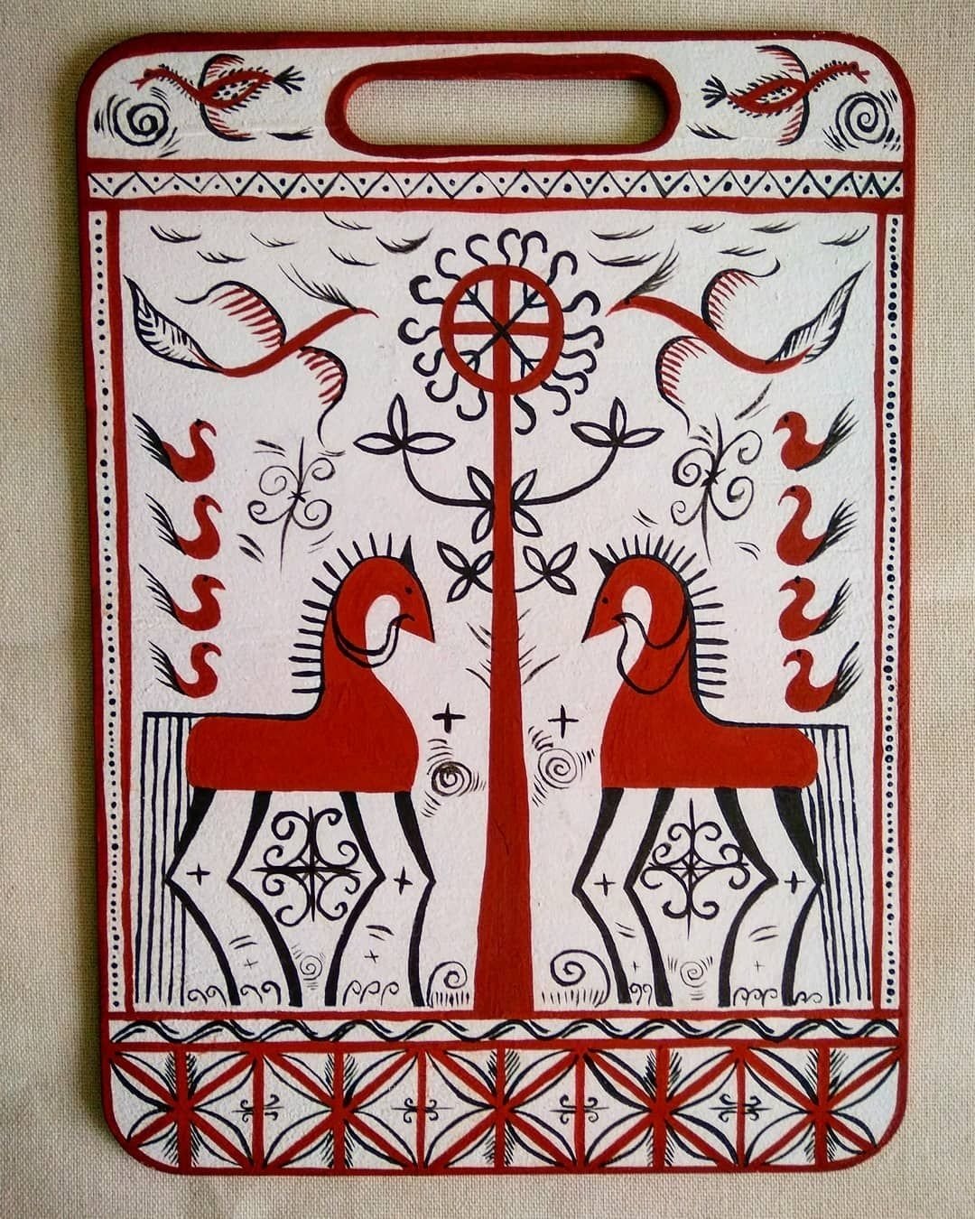 Мезенская роспись Мезени