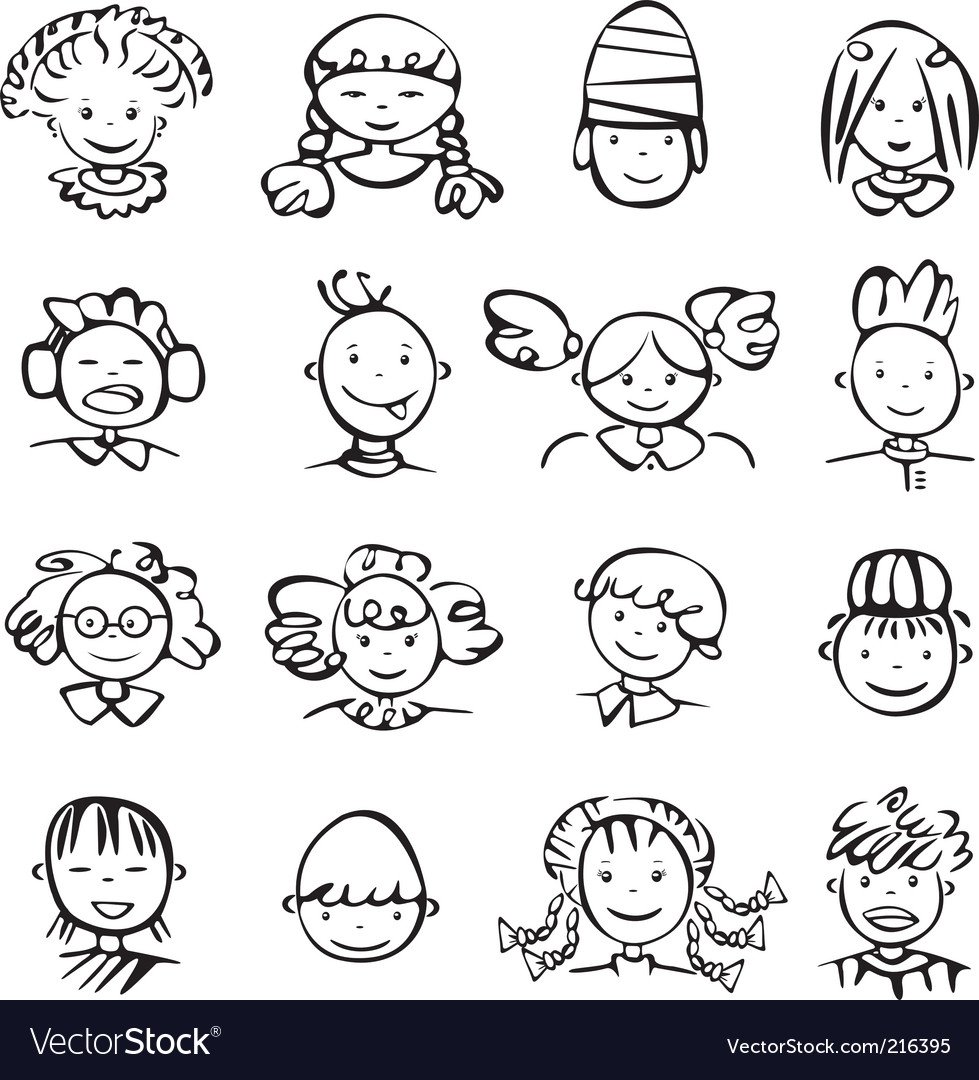 Мордочки детей