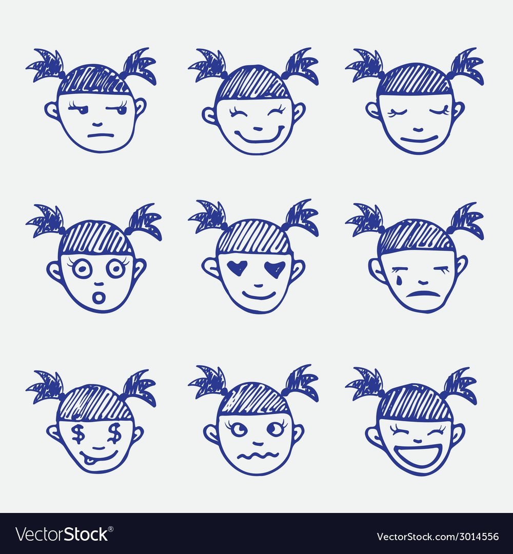 Веселые мордашки детей