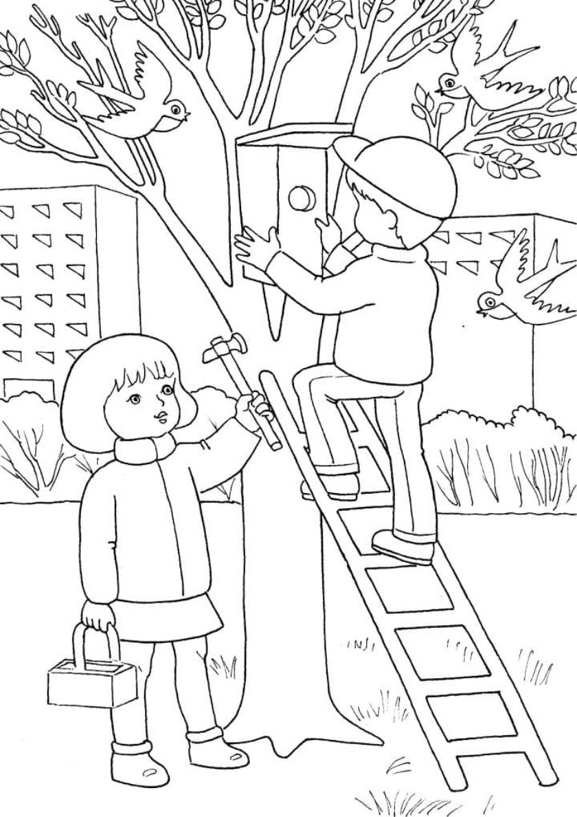 Раскраски на тему этикет