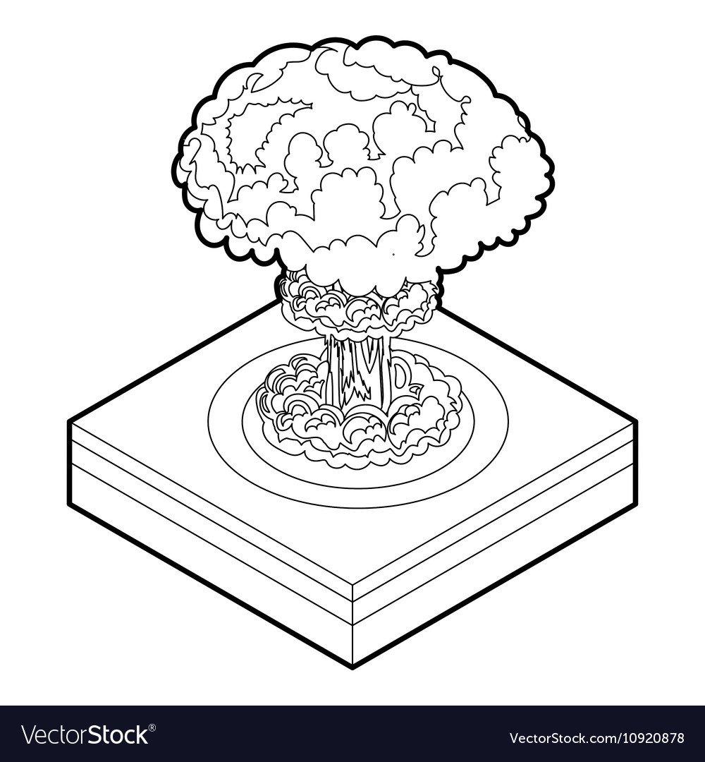 Макет атомного взрыва