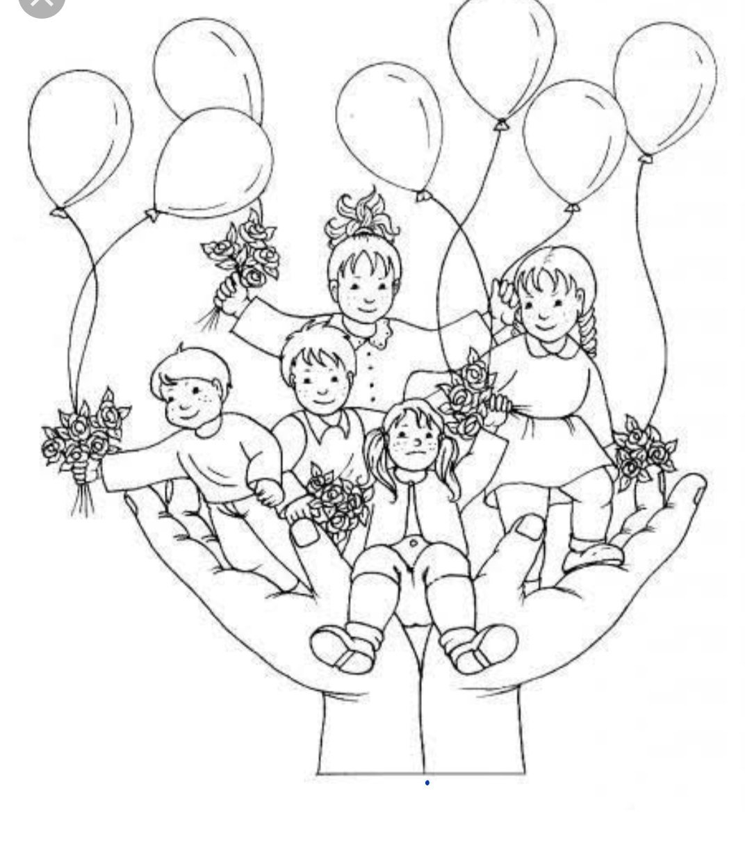 Букет раскраска