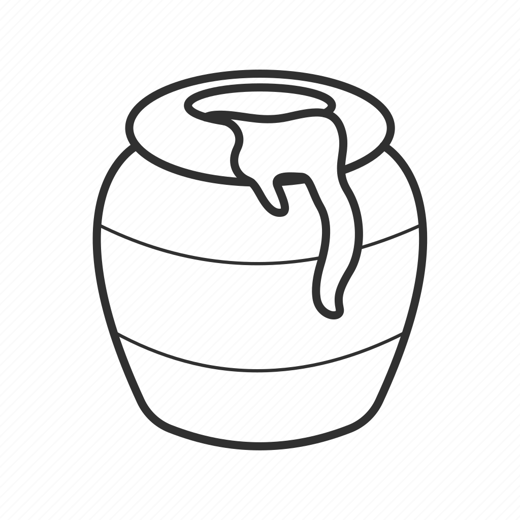 Банка меда чб