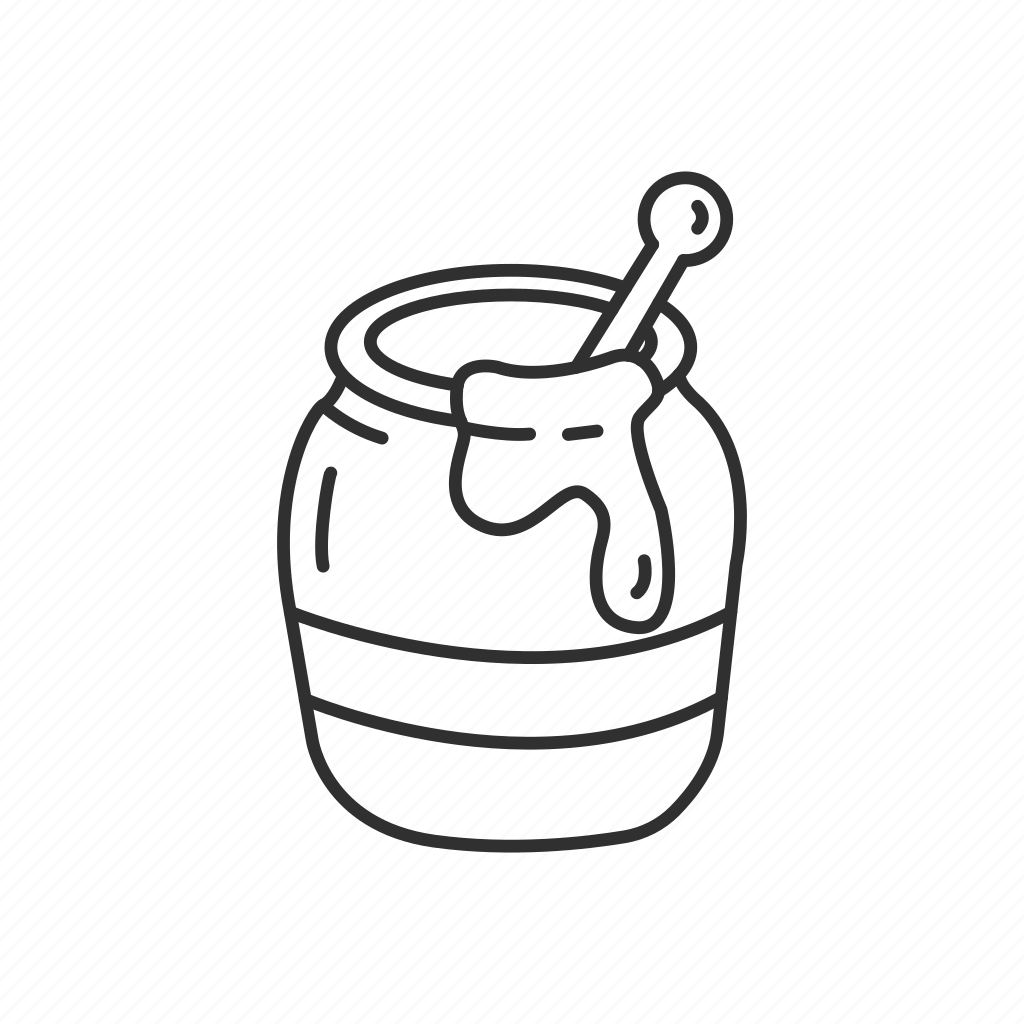 Мед для раскрашивания для дошкольников