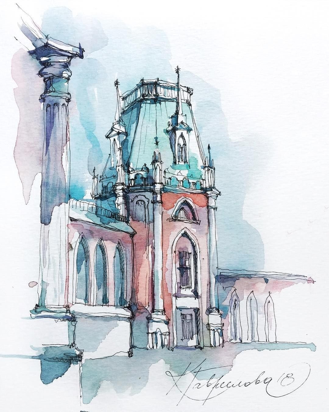 Церковь раскраска