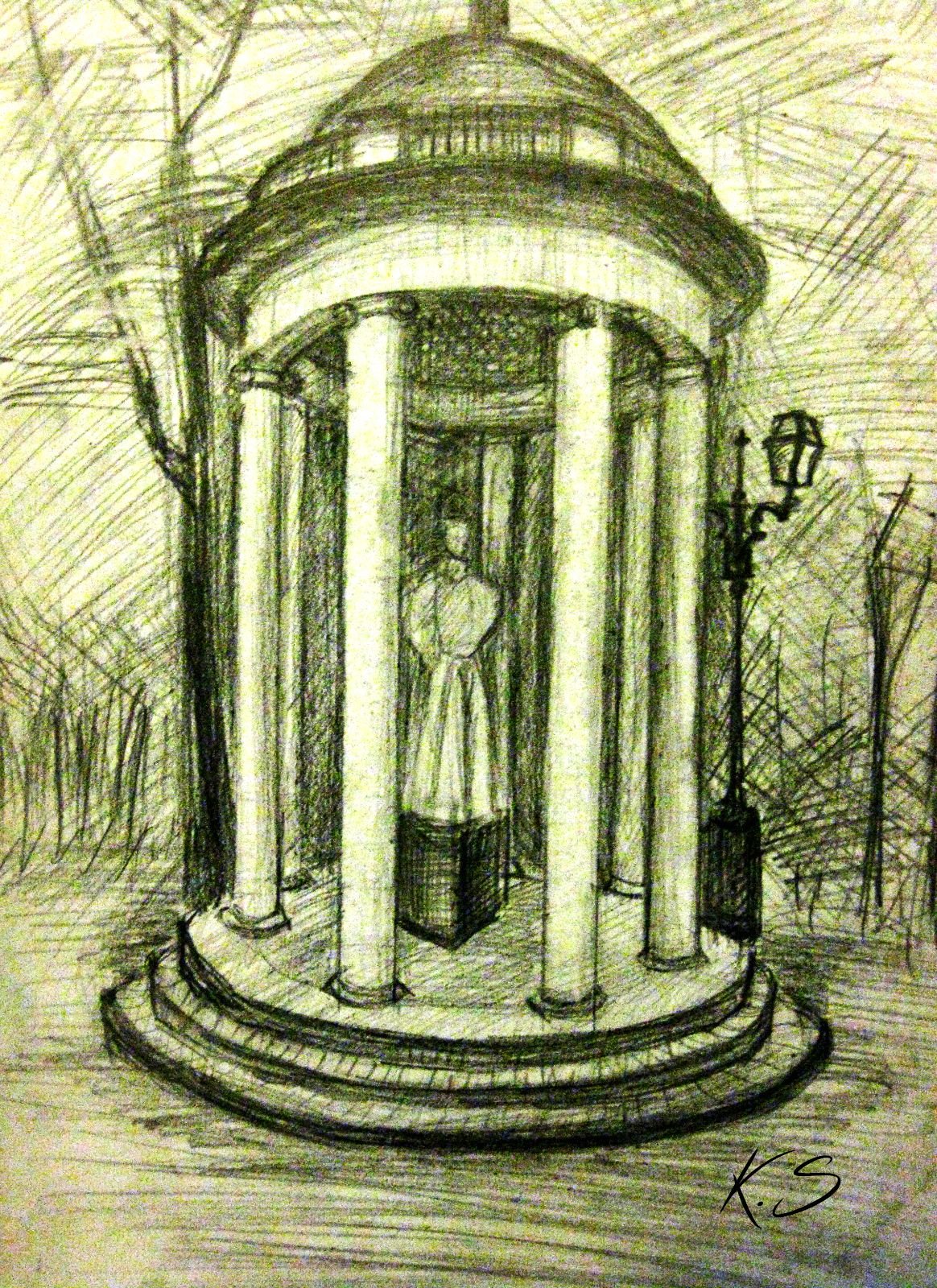 Царицыно рисунок карандашом