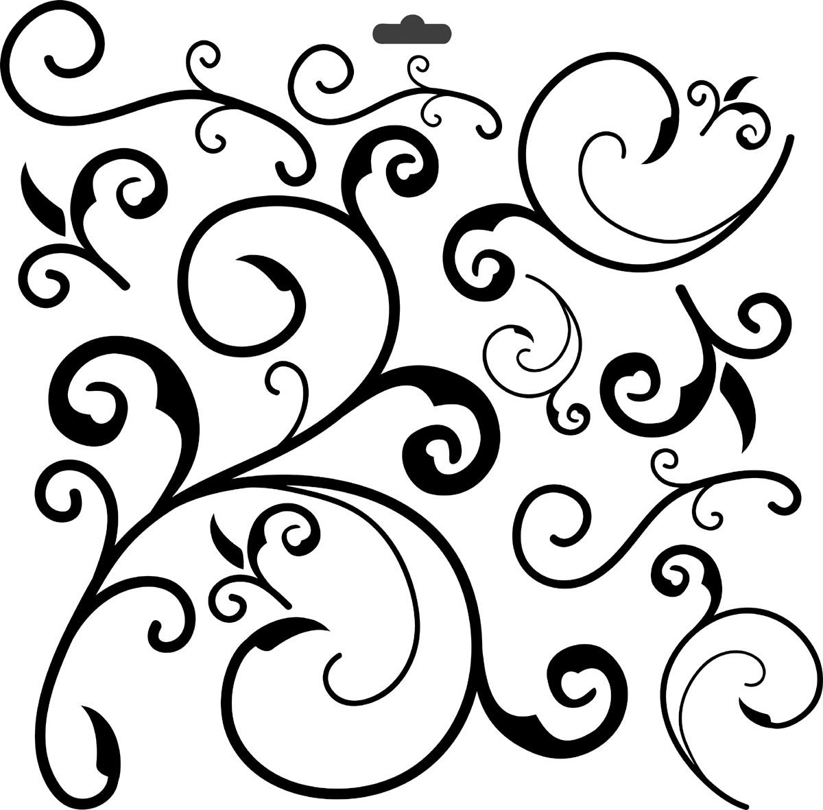 Крупные завитки