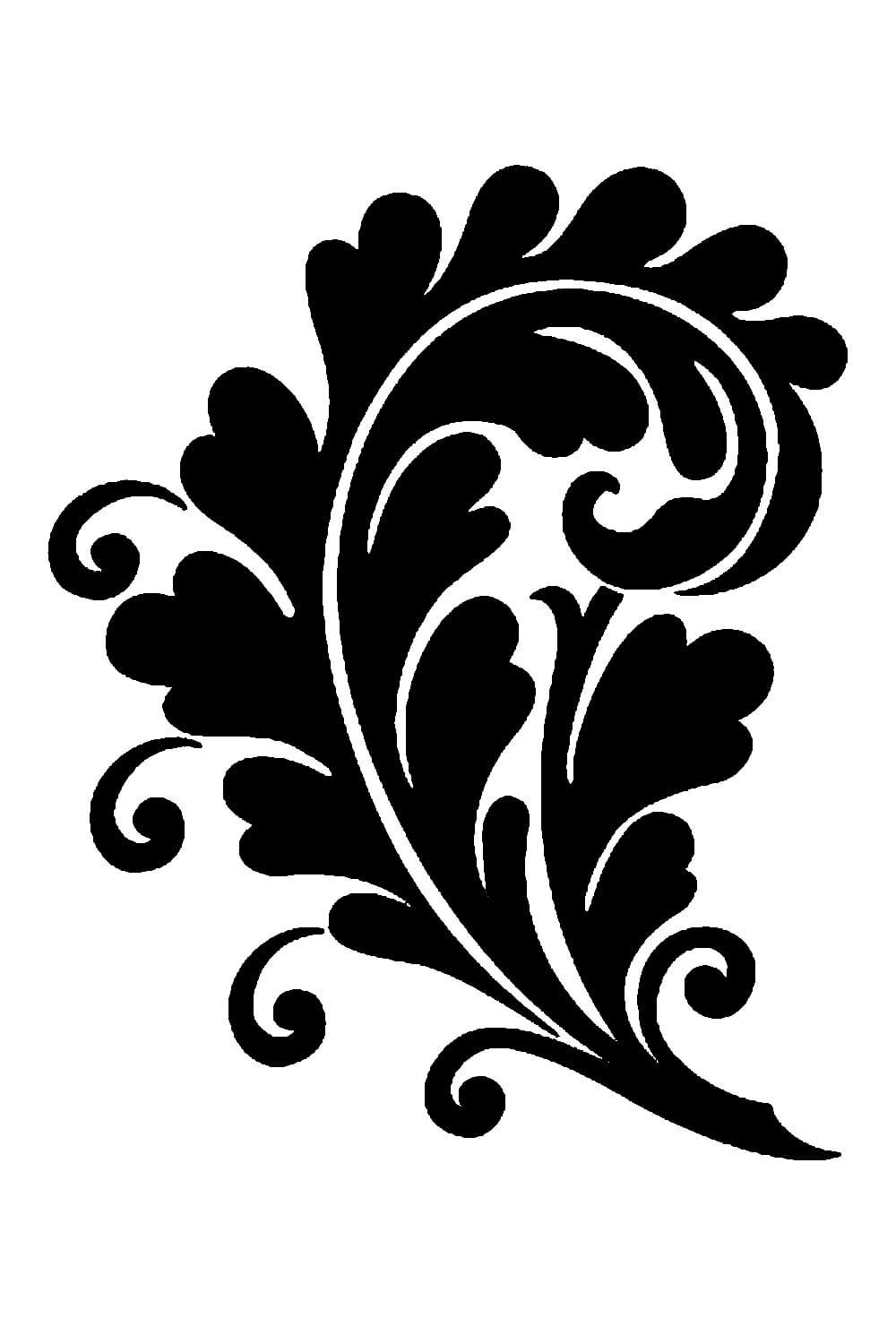 Орнамент трафарет