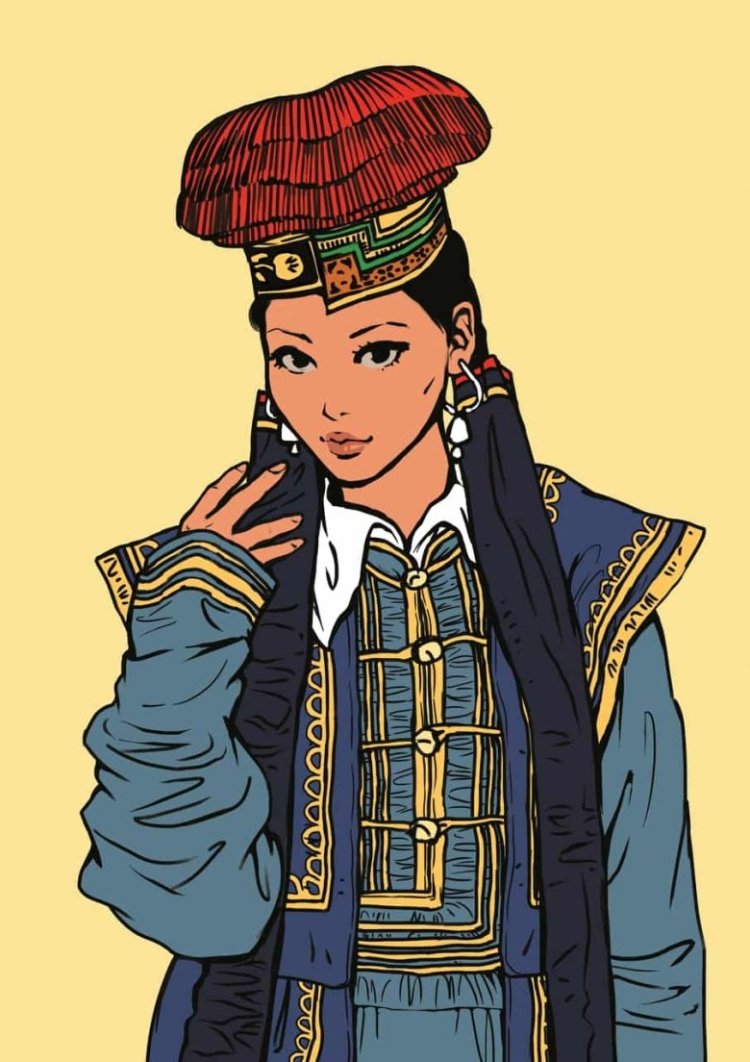 Национальный костюм татар раскраска