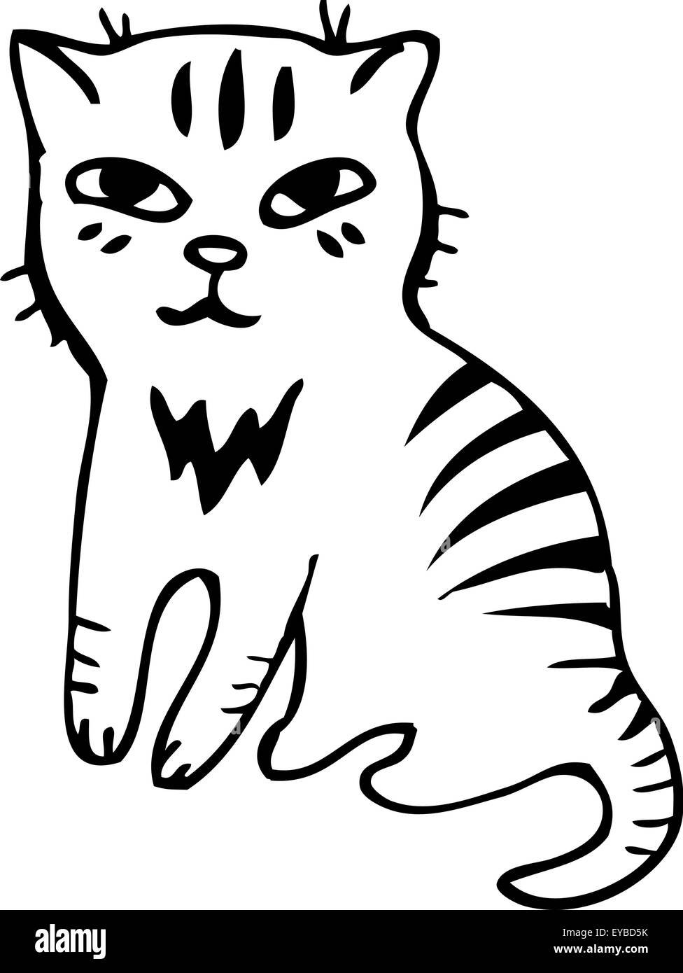 Домик для кошки раскраска