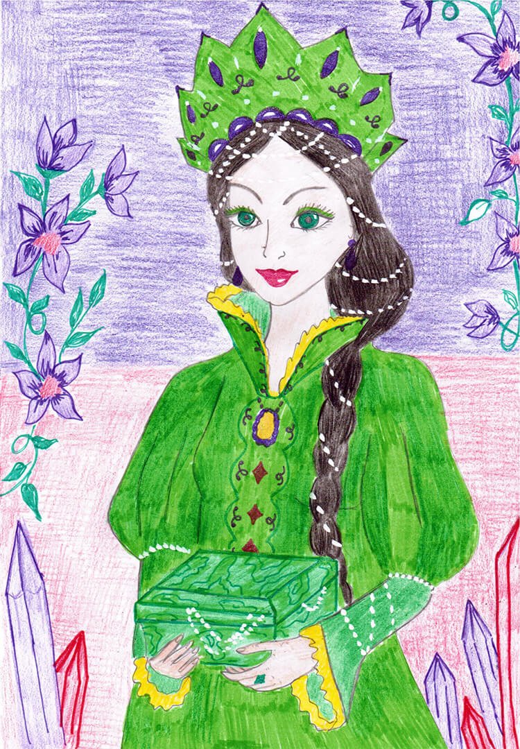 Малахитовая шкатулка Бажов диафильм