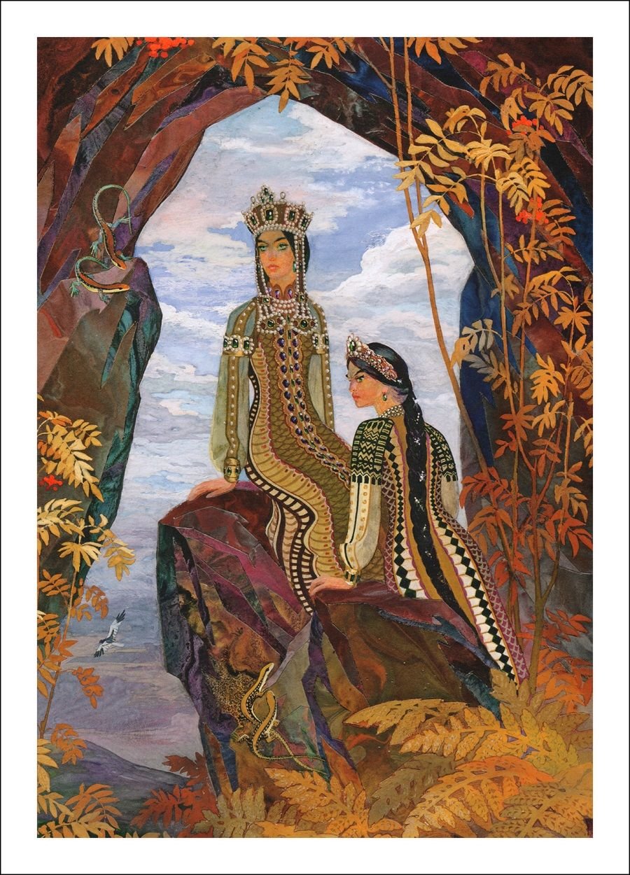 Танюшка Малахитовая шкатулка Бажов