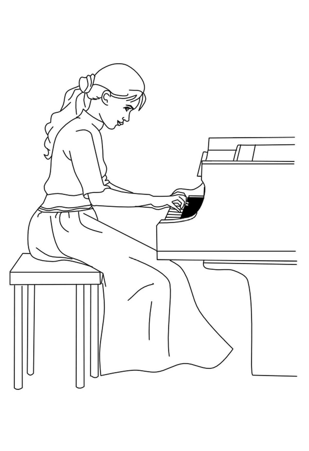 Раскраска медицинская сестра