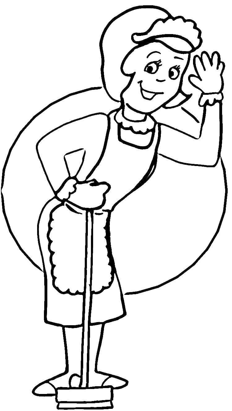 Мама раскраска для детей