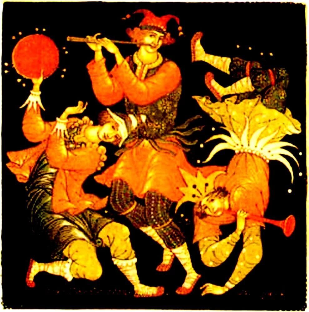 Скоморохи Потешники первые артисты на Руси