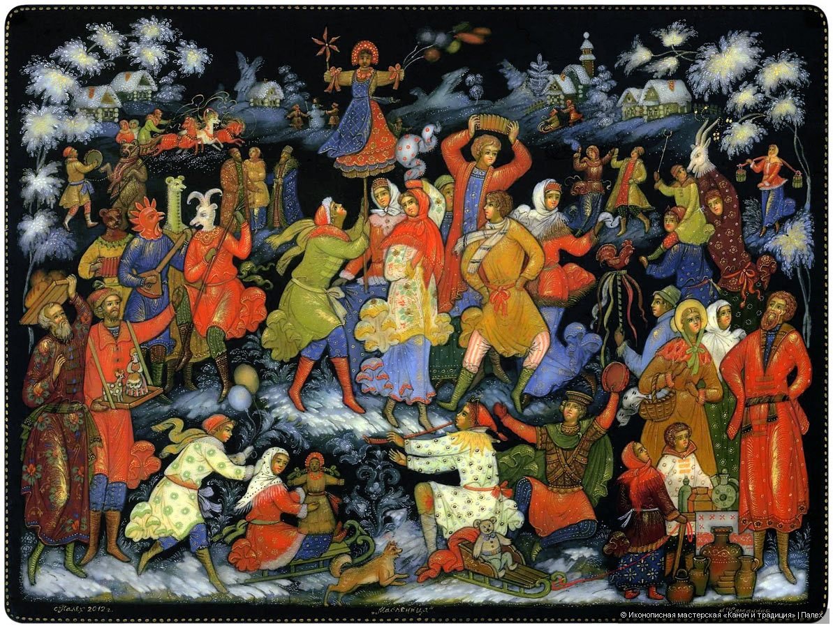 Билибин Скоморохи