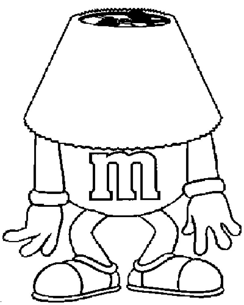 Раскраска m m's