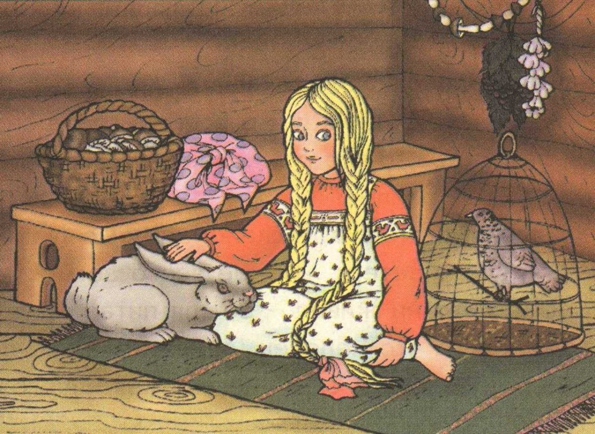 Братья Гримм дочь Семилетка