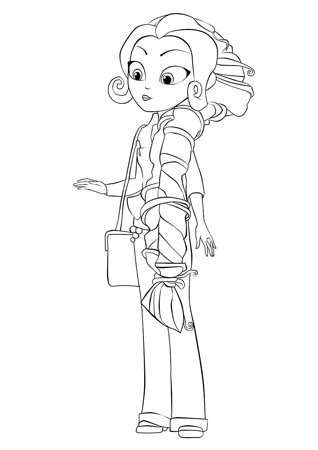 Раскраска "русские красавицы"