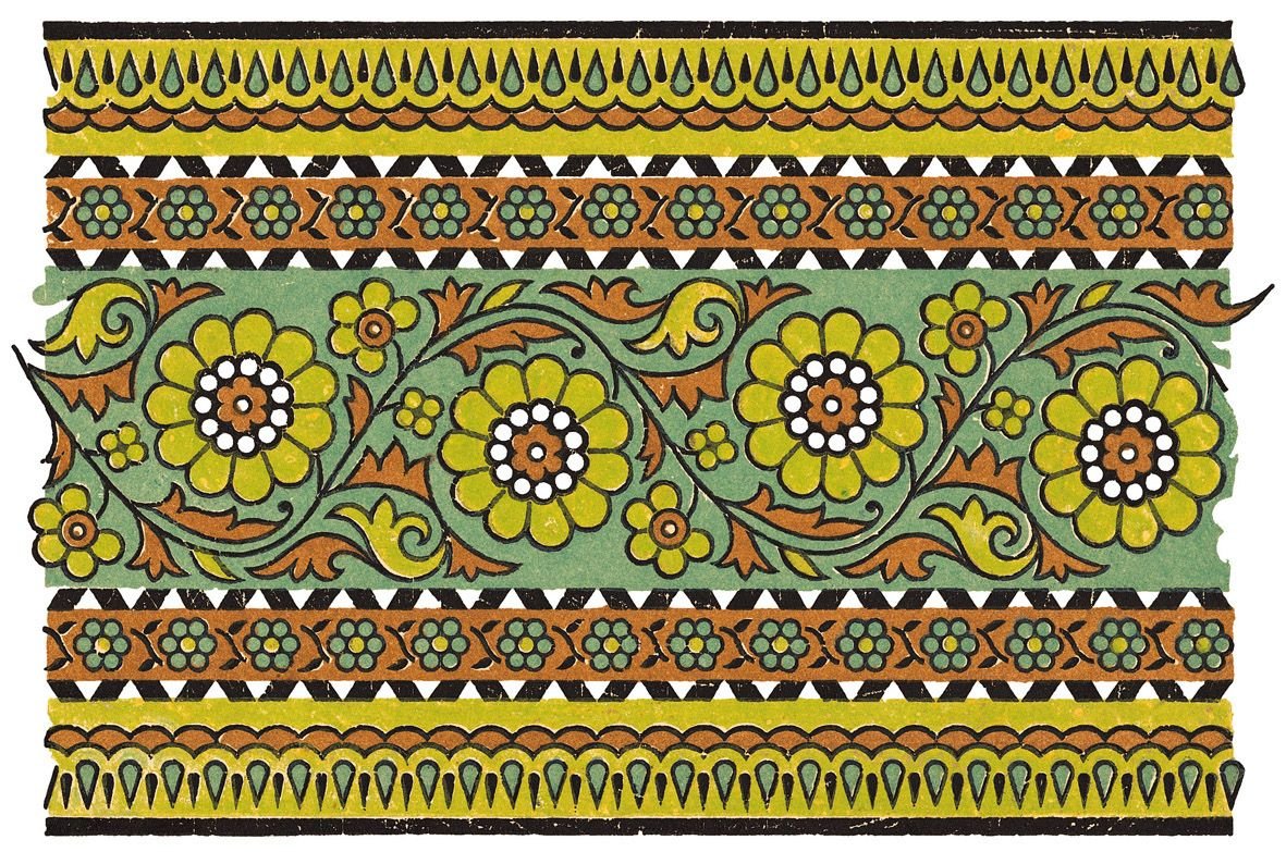 Орнамент с людьми