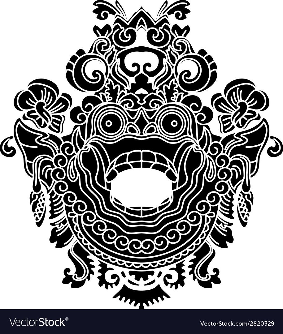 Barong Индонезия узоры