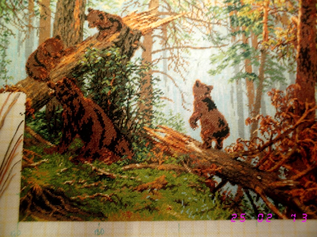 Шишкин утро в Сосновом лесу