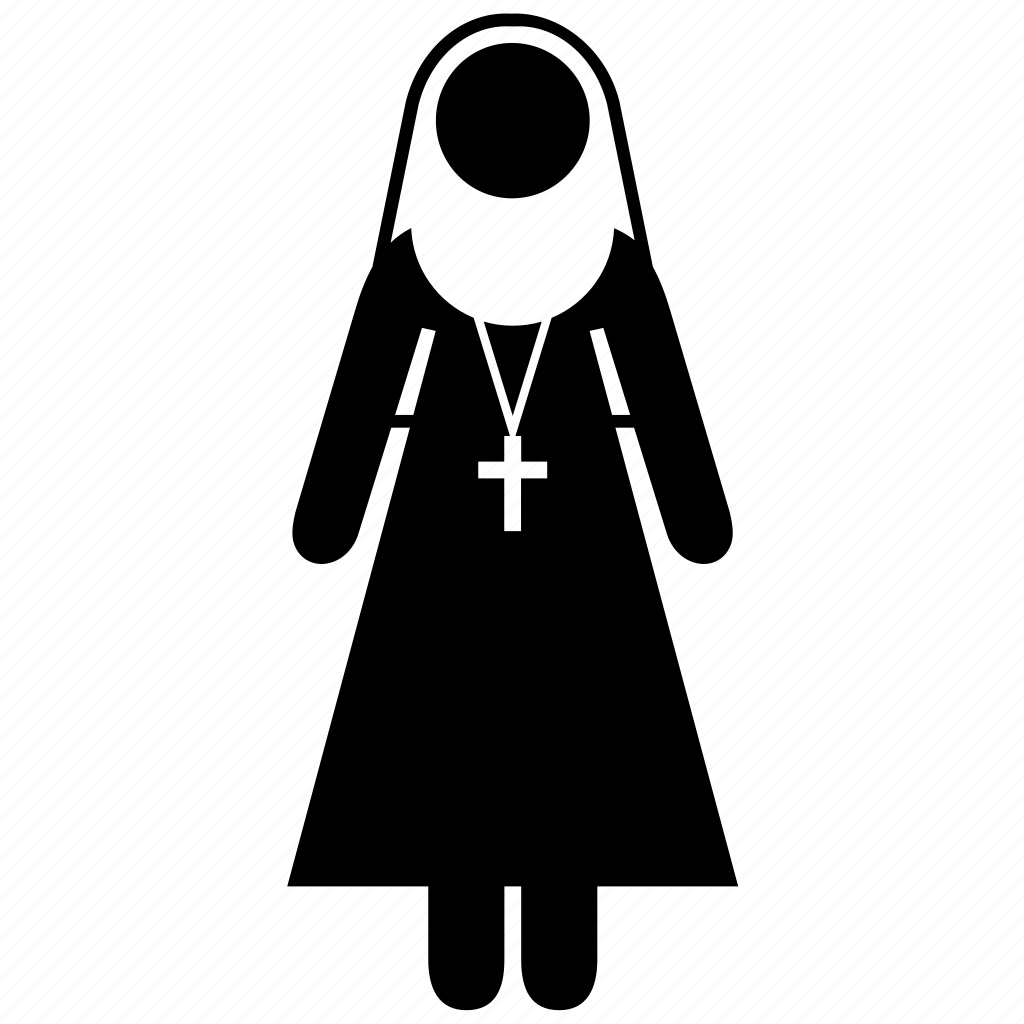 Монахиня с пистолетом арт