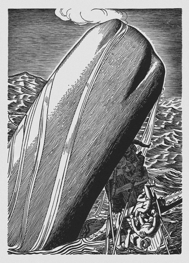 Моби Дик иллюстрации Рокуэлла