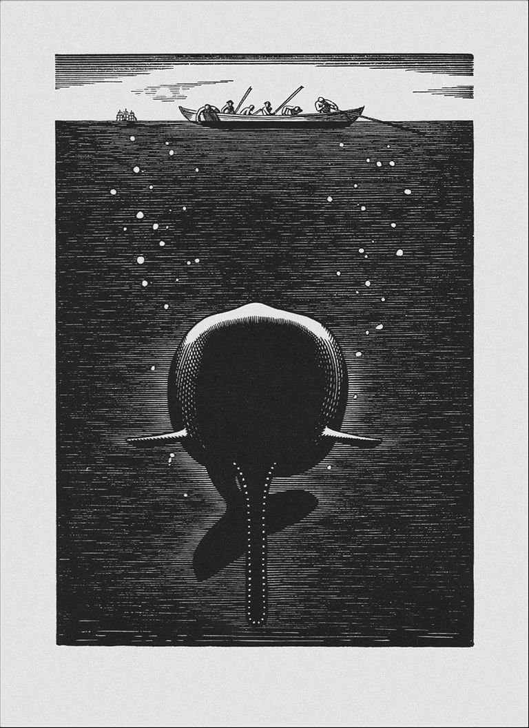 Моби Дик Rockwell Kent