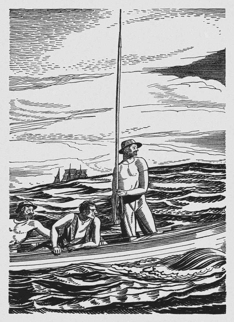 Моби Дик иллюстрации Рокуэлла