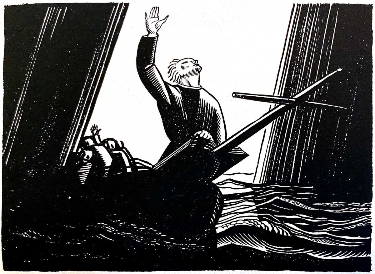 Рокуэлл Кент Гравюры Моби Дик