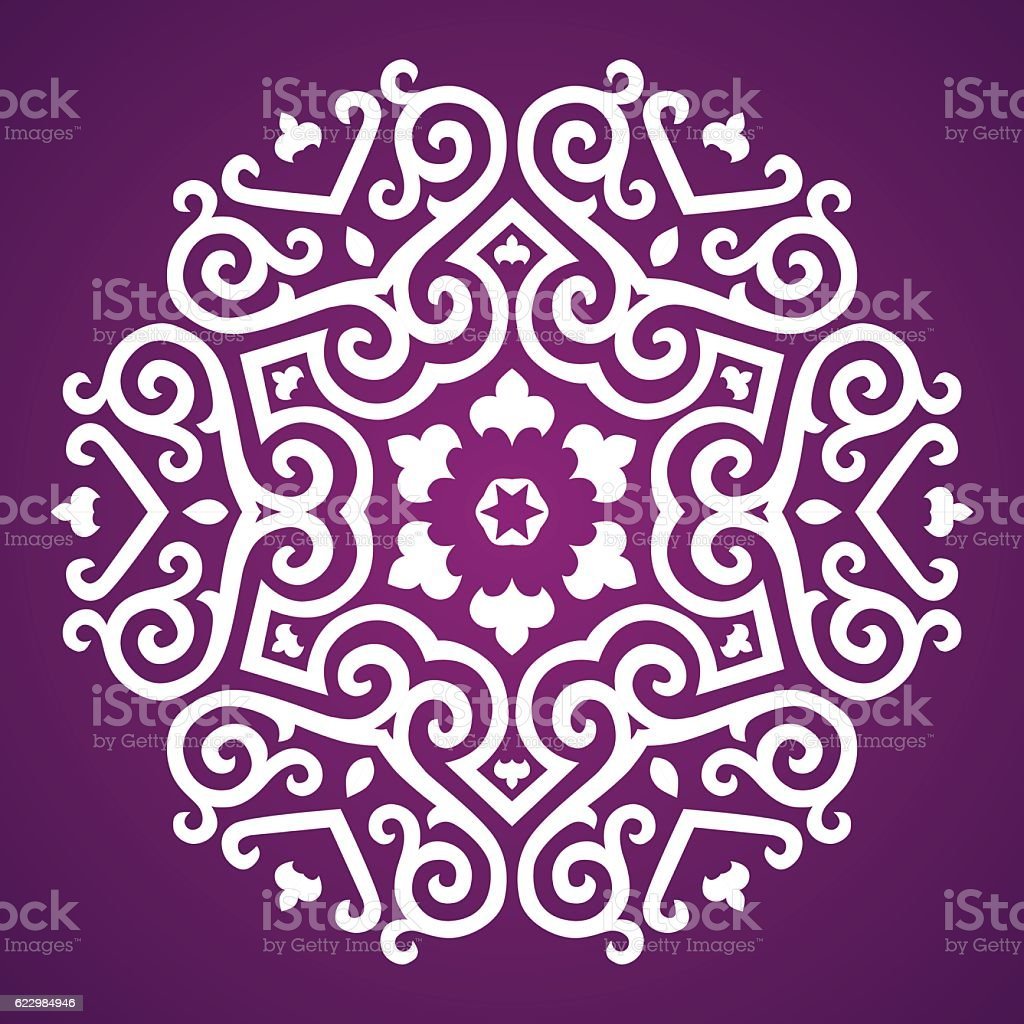 Орнамент Кавказ в круге