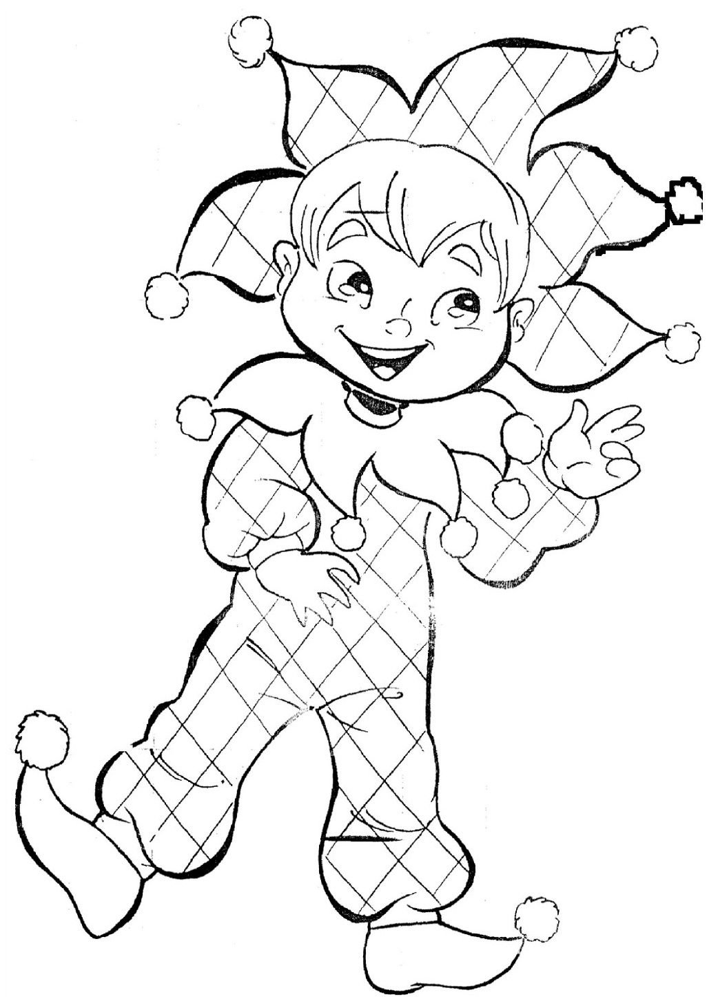 Мальвина и Пьеро раскраска