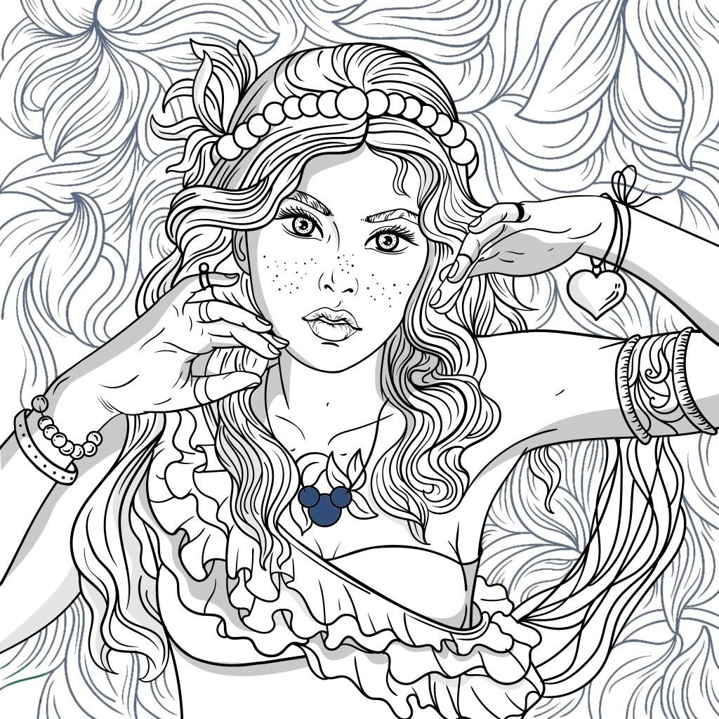 Раскраски аниме принцессы