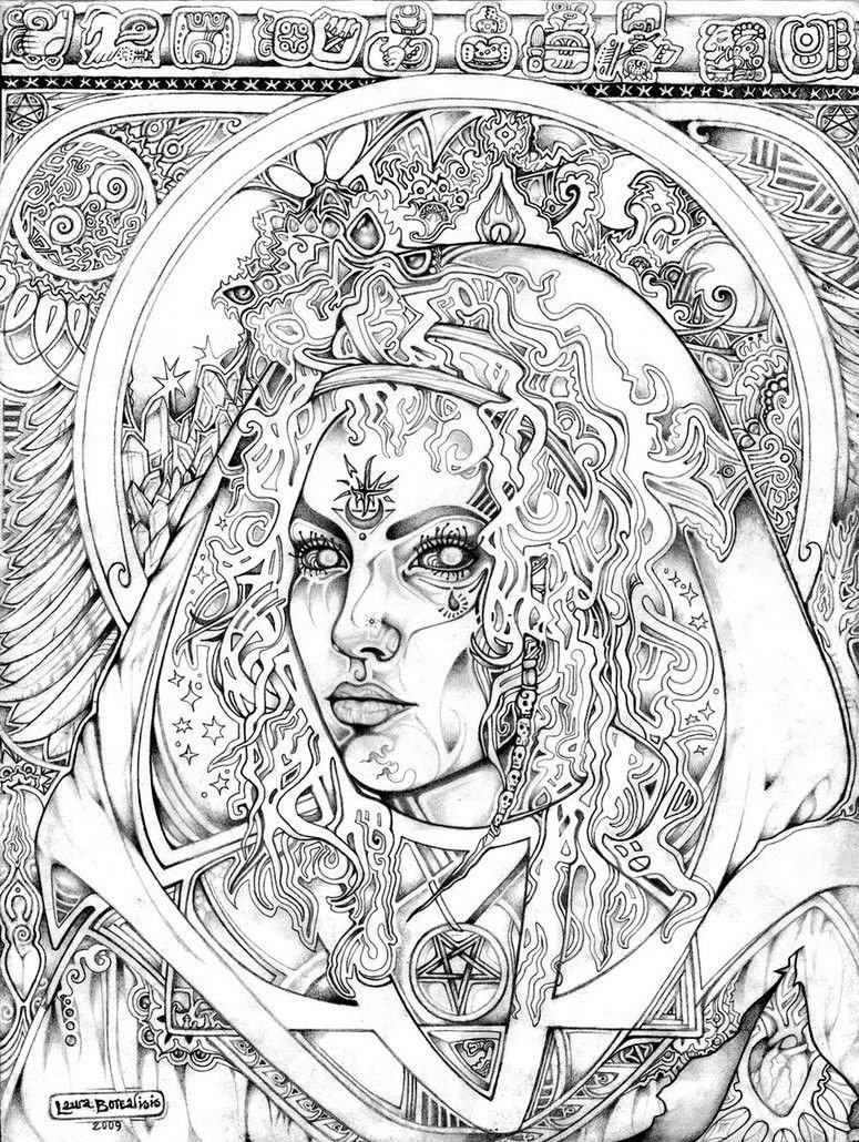 Раскраски антистресс принцессы