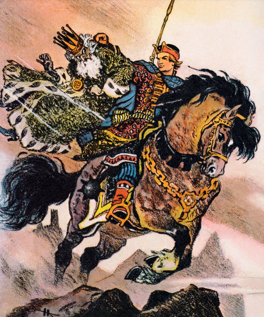 Королевич мимоходом пленяет Грозного царя